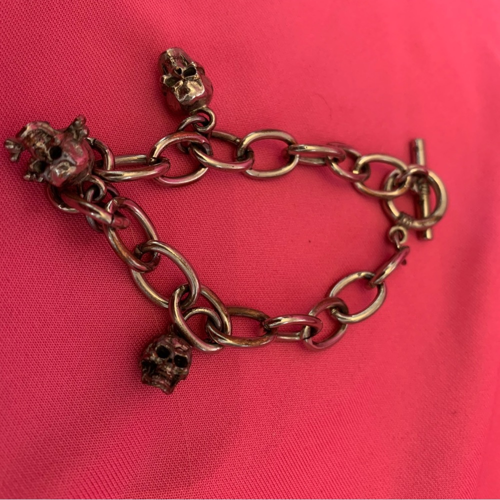 Dangly Skull & Crossbones Bracelet